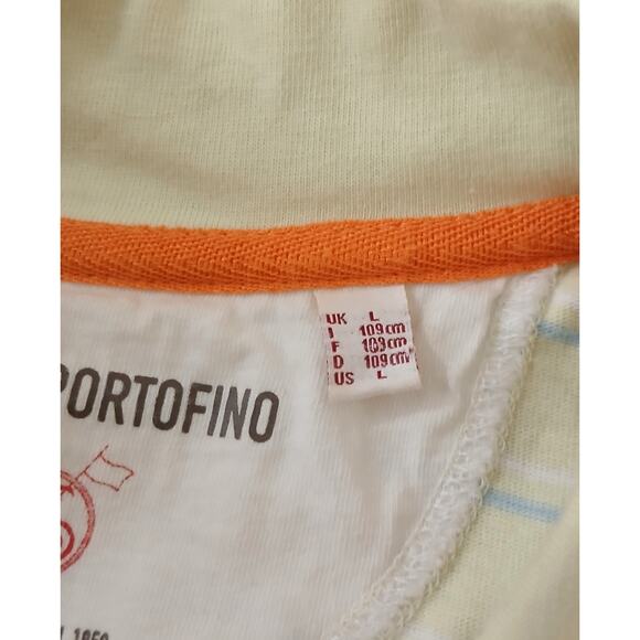 Ellesse Italia Portofino Polo Shirt L Men’s Striped Cotton Yachtycore Preppy EUC - Picture 8 of 10